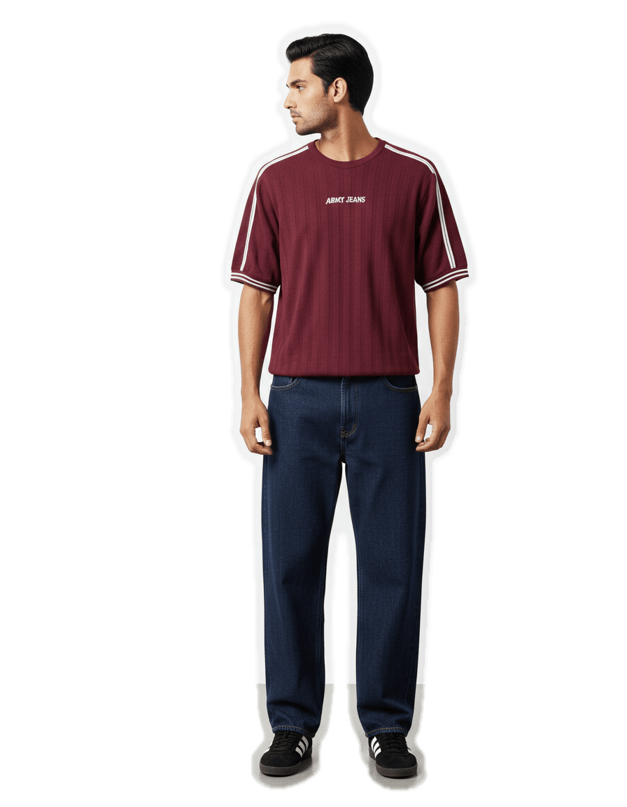 Relaxed Streetwear Fit - Back View