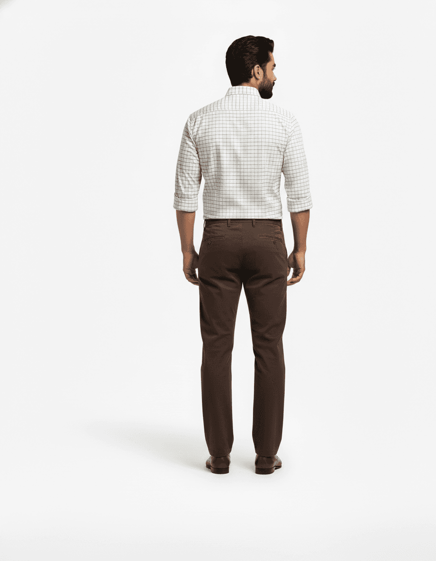 Earth Tone Smart Casual - Back View