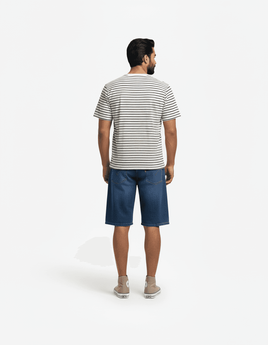 Nautical Denim Drift - Back View