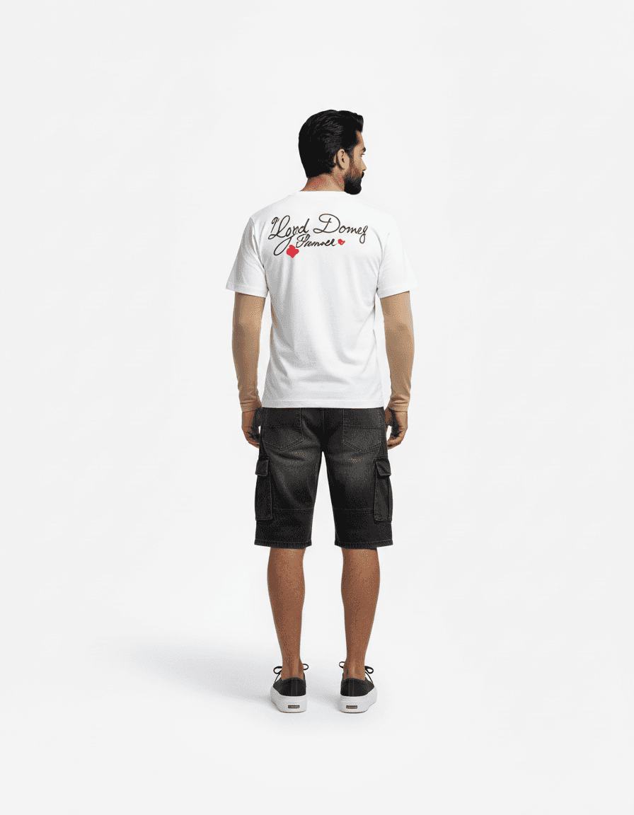 Monochrome Script Cargo - Back View